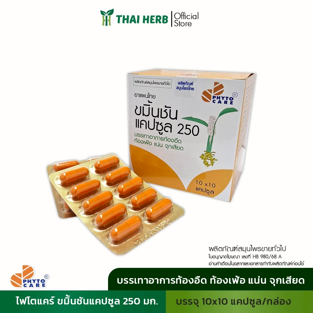 ขมิ้นชันแคปซูล 250 มิลลิกรัม ขมิ้นชันแคปซูล 250 มก. - Image 1
